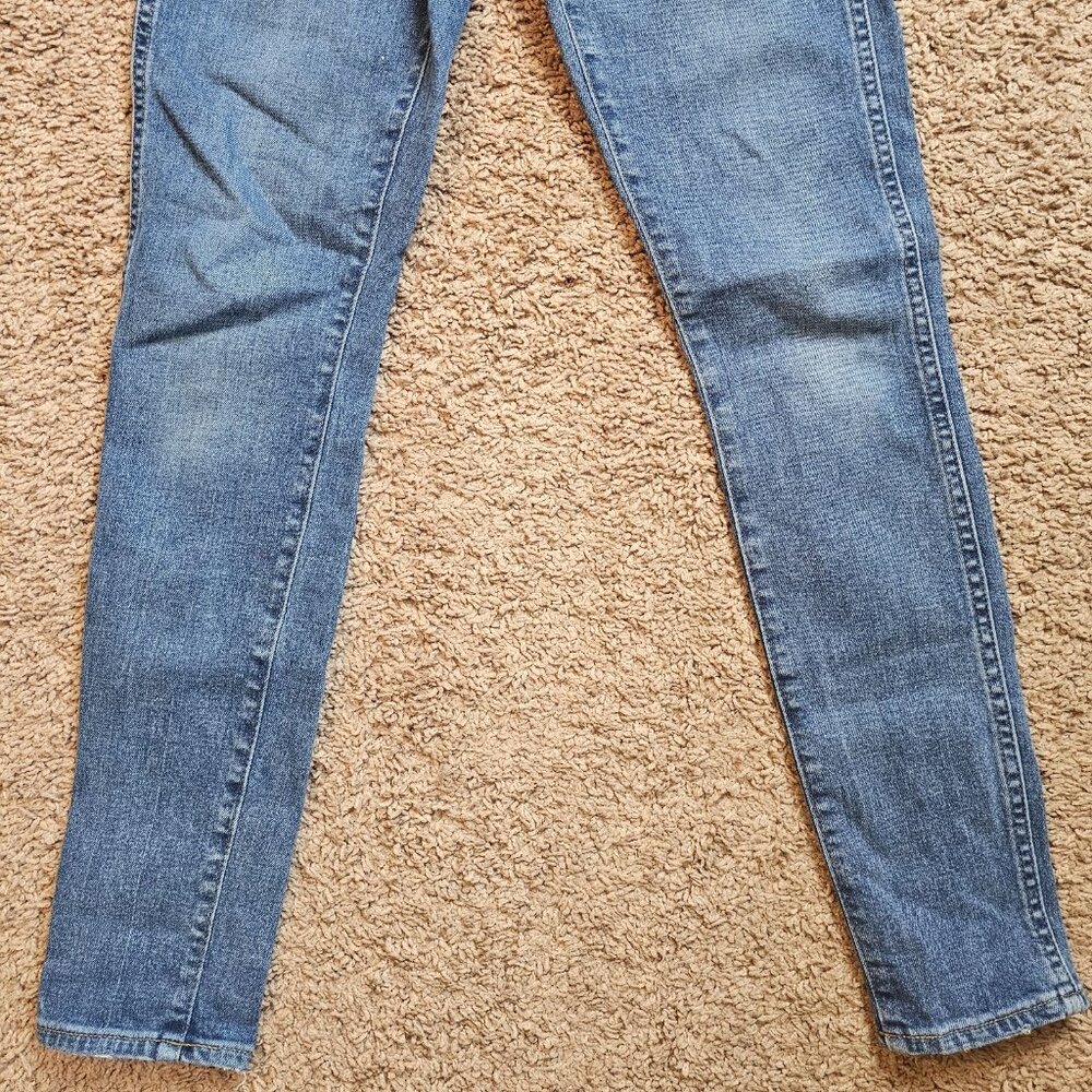 Madewell Jeans Womens 25 10" High Rise Skinny Ankle Button Fly Med Wash Preppy - Picture 4 of 11